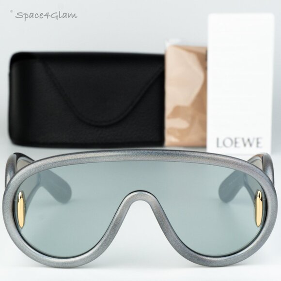 NWT Authentic Loewe Sunglasses LOEWE Sunglasses LW 40112I 01A Black Gold Dark Gray Women  main image 4